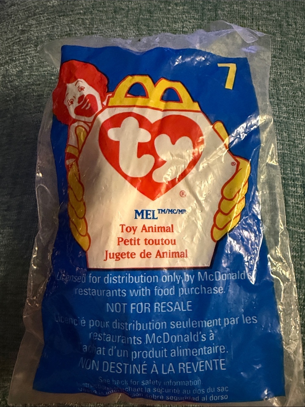TY Beanie Babies McDonalds Happy Meal Toy~ 1998 ' Mel ' The Koala # 7